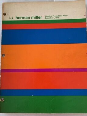 Rare Herman Miller 1975 Catalogue